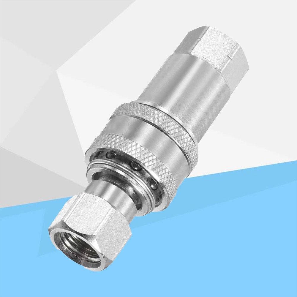 1 Set M14x1.5mm Hydraulic Quick Connect Coupler Female Thread Pipe Fitting8G
