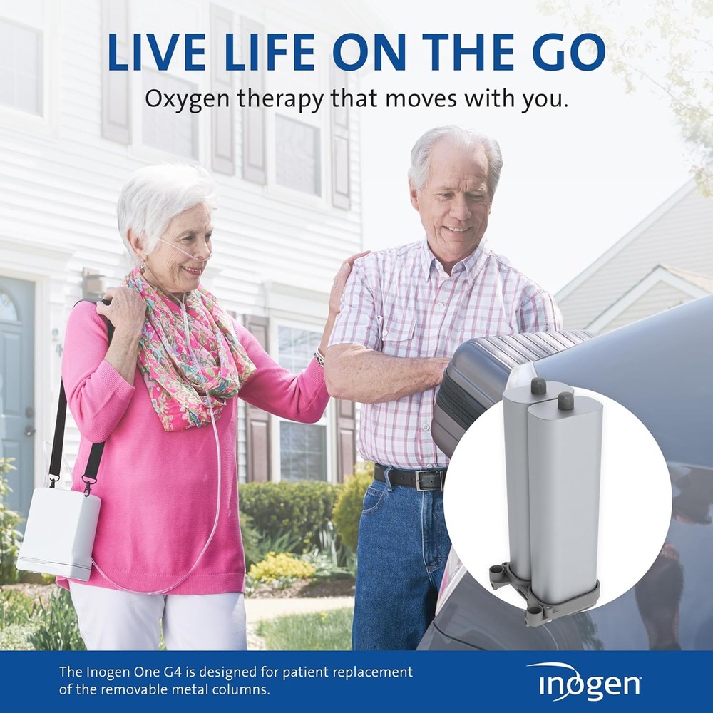 One G4 Replacement Column Pair - Removable Metal Columns for Oxygen Accessories