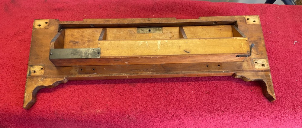 Vintage Singer Sewing Machine Cabinet tip out Front Drawer with panel. B