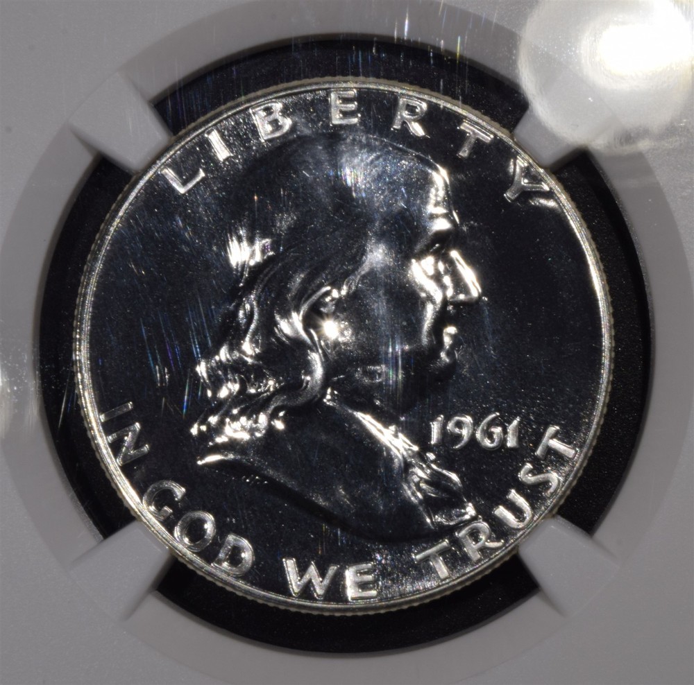 1961 Franklin Half Dollar "NGC PF68"