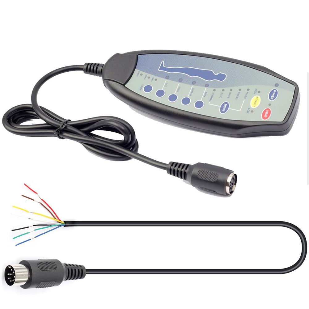 8 Pin Female Plug Massage Remote Hand Control Controller Replacement Easy Setup