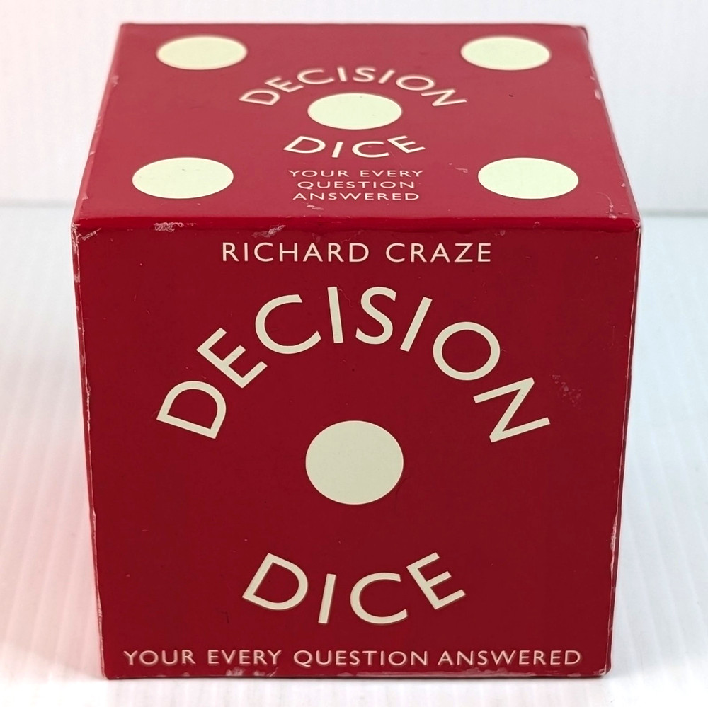 DECISION DICE  Richard Craze Fortune Telling ORACLE SET Divination 100% COMPLETE