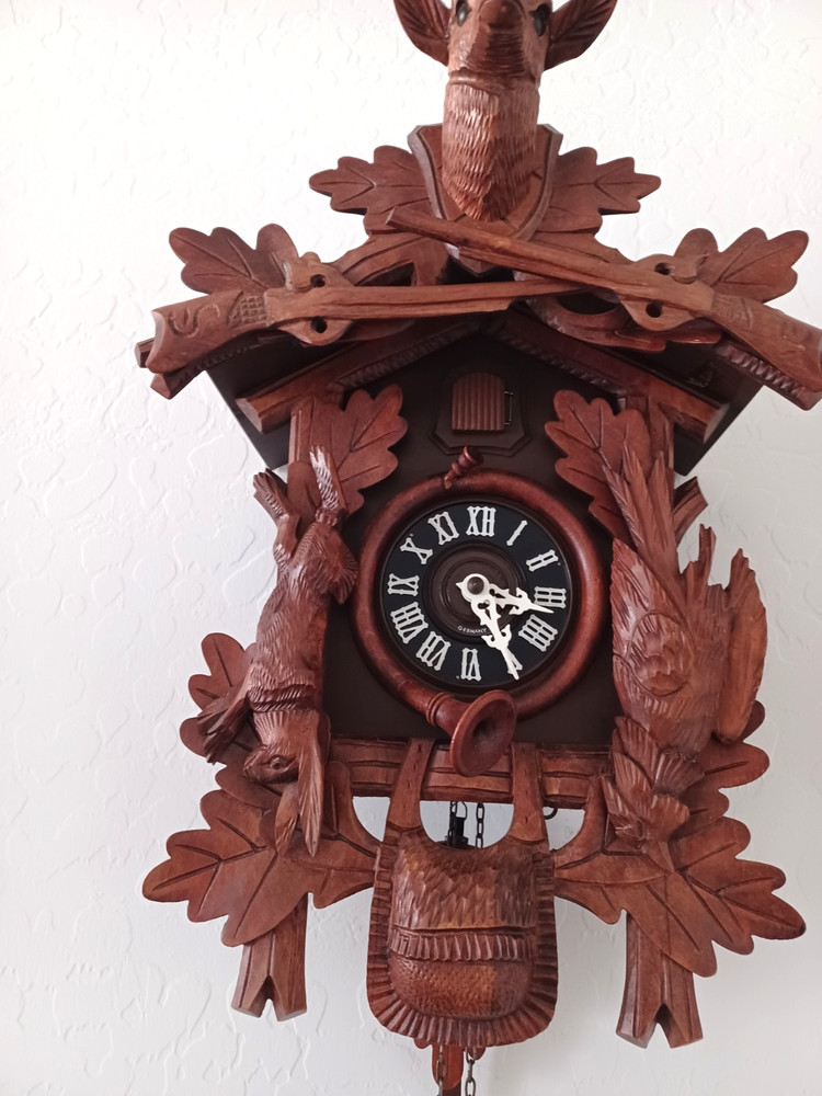 Cuckoo Clock by Hubert Herr, Triberg, Germany