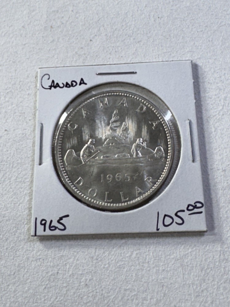 1965 Canada $1 Silver Coin
