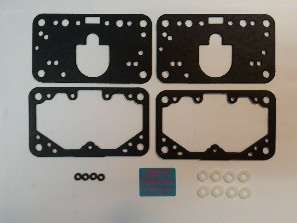 HOLLEY MODEL 4165 SPREAD BORE DOUBLE PUMPER GASKET KIT