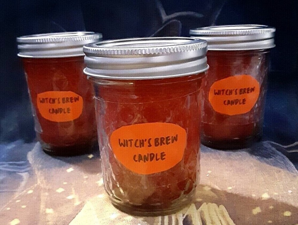 Witch's Brew Powerful Magick Casting Increase Psychic Intuition Knowing Candle