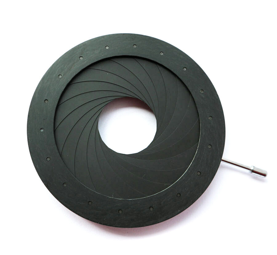 1PC Adjustable 4-60mm Mechanical Iris Aperture Diaphragm for Microscope/Camera