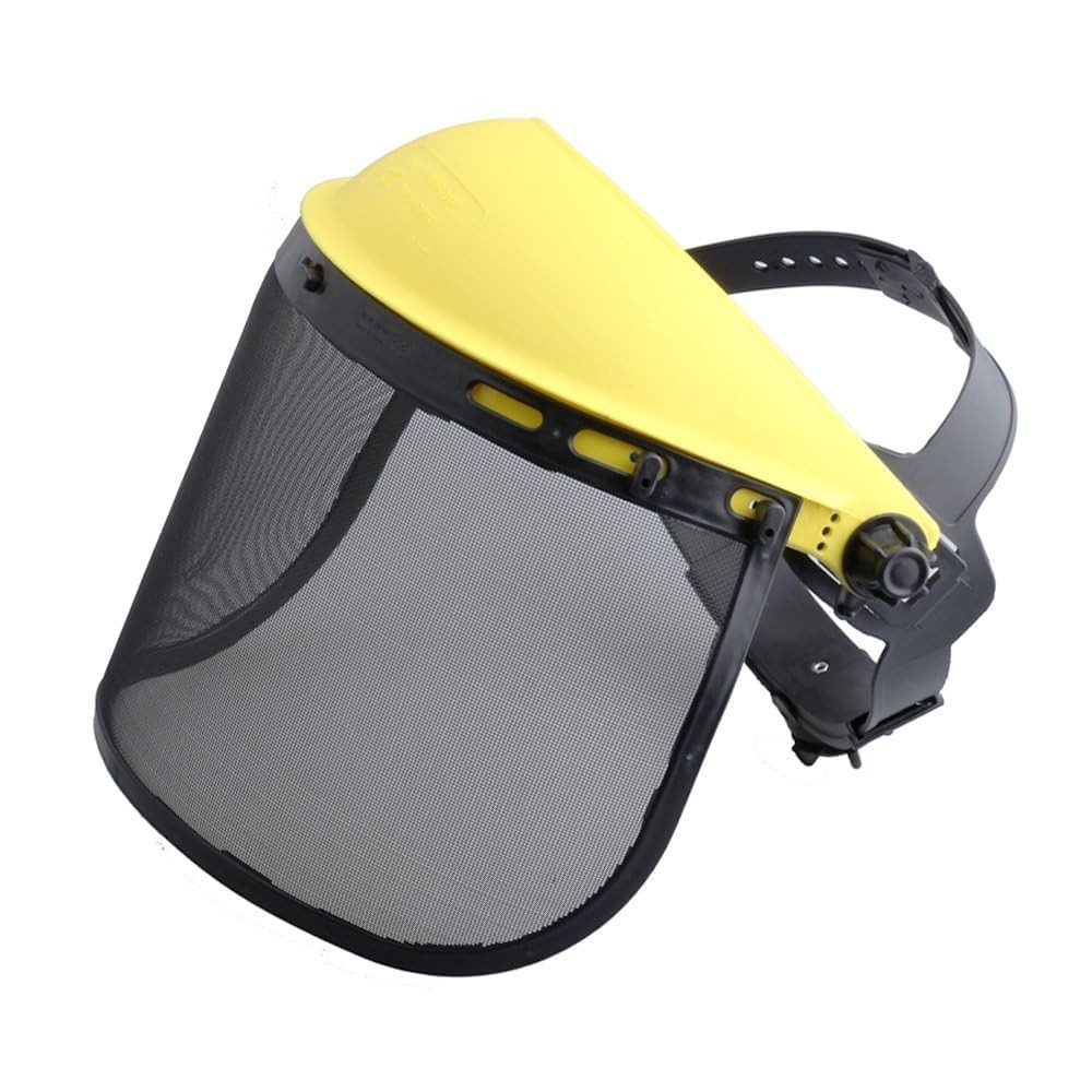 Safety Face Shield with Mesh Visor for Weed Eating Whacking Yard Work Chainsa...