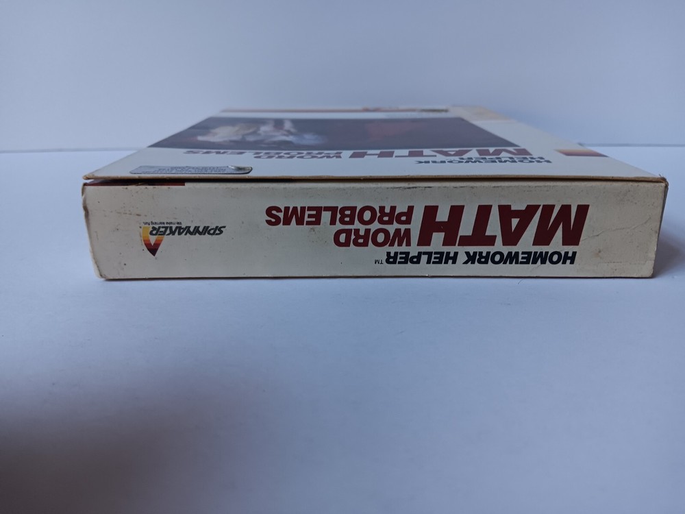 Commodore 64 Homework Helper Math Word Problems Computer Software Tested/Works