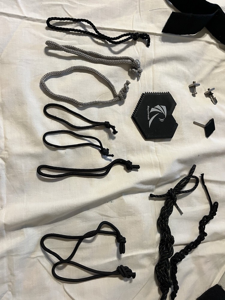 SBS Raystreak Paddleboard Coil SUP Leash & Deck Rigging Surfing Accessory Set