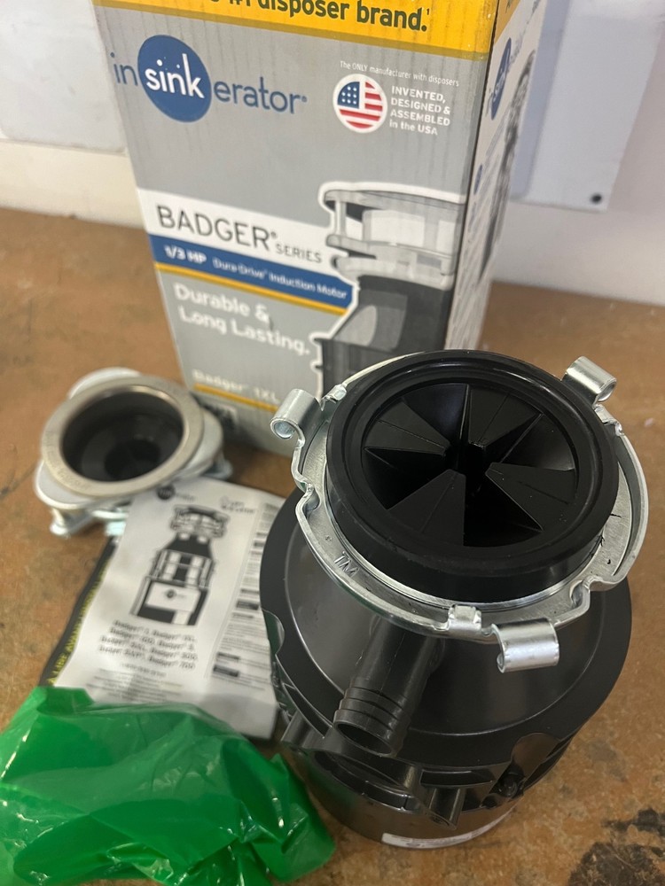 InSinkErator Badger 1XL Continuous feed 1/3-HP Septic Safe Garbage Disposal