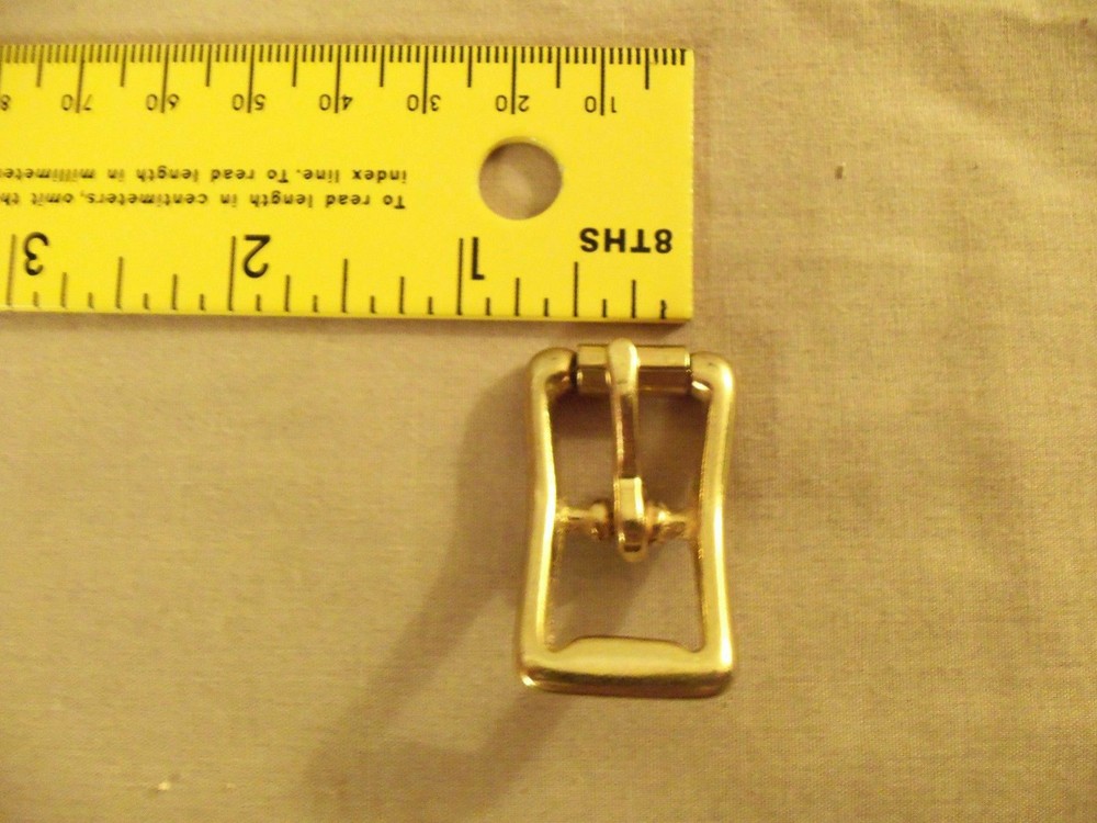 1/2" Solid Brass Middle Bar Roller Buckle (Pack Of 5)