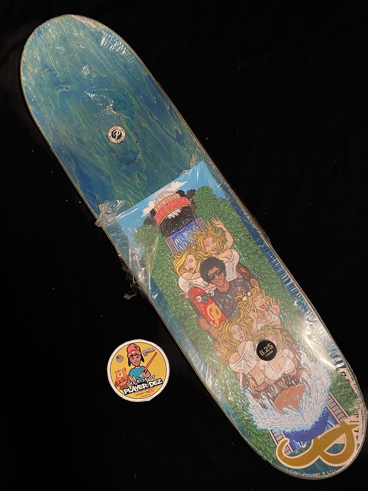 RARE SIGNED Nick Tucker Debut Pro Primitive Skateboard Deck Splash Mtn AUTOGRAPH