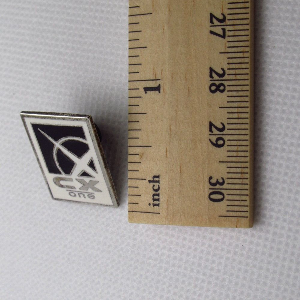 CXone Lapel Pin NICE Ltd Customer Software Logo Black White Silver