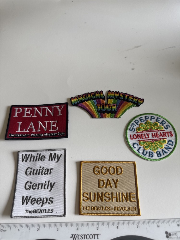 5 - Beatles Patches 1 Set