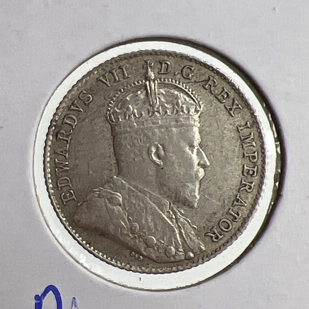 1910 Canada 10 Cent Silver Dime Coin