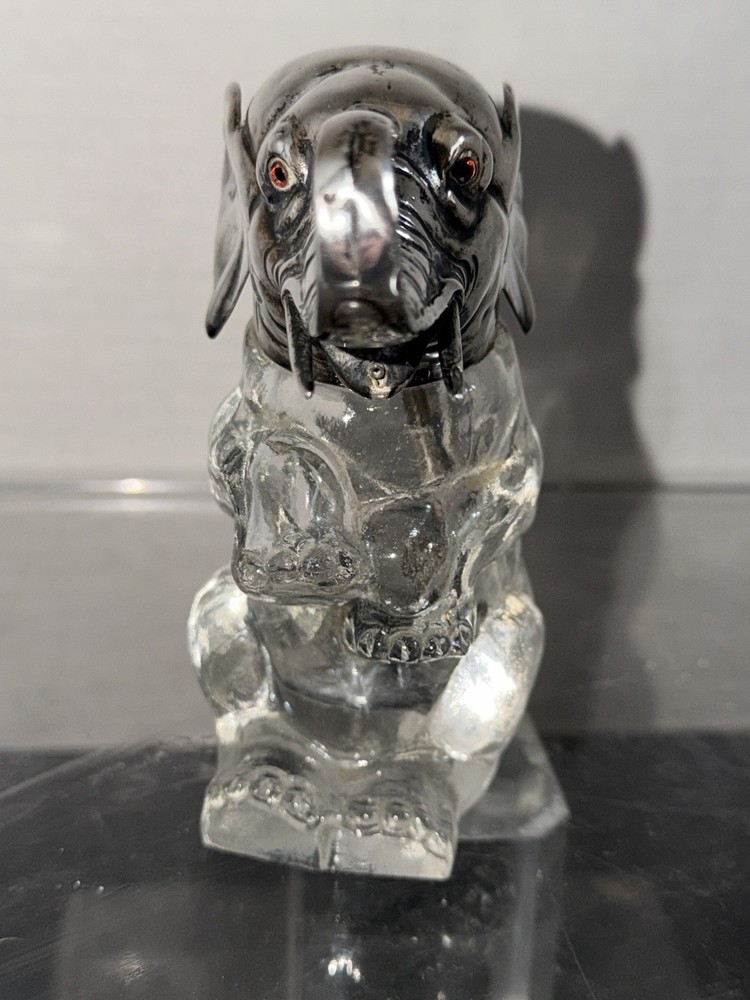 Sterling Silver German Antique Perfume Atomizer Figural Elephant