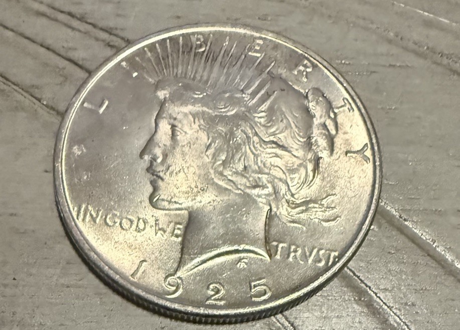 1925 P Peace Silver Dollar