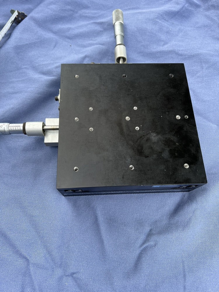 🇺🇸New England Affiliated Technologies NEAT Linear XY Stage Starrett Micrometer