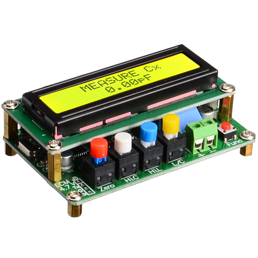 LCD Capacitance Meter Inductance Table Tester LC Meter Frequency Test Clip