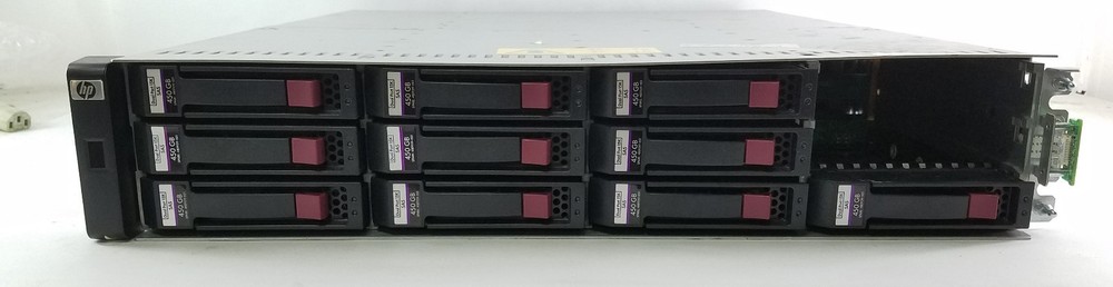 HP AP716A Storage Array Drive Chassis 2x PSU 3Gb SAS BL Switch Bundle