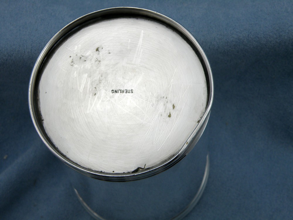 Vintage Heavy Solid Sterling Silver Derby Mint Julep Cup - Marked "Sterling"