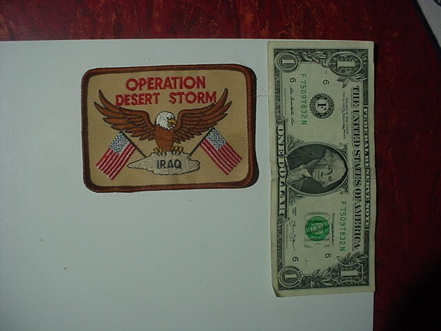 Patch - OPERATION DESERT STORM --- IRAQ