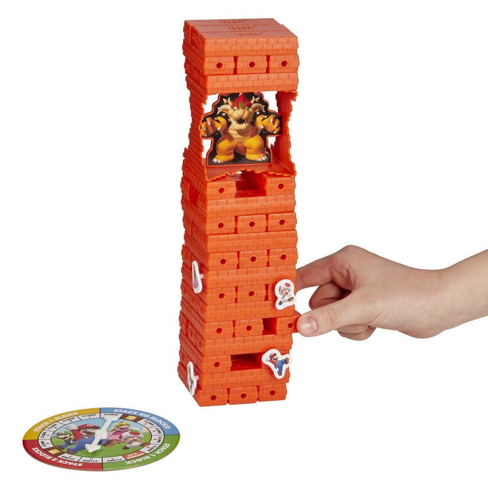 Hasbro Jenga: Super Mario Edition Game | Block Stacking Medium, Multicolored