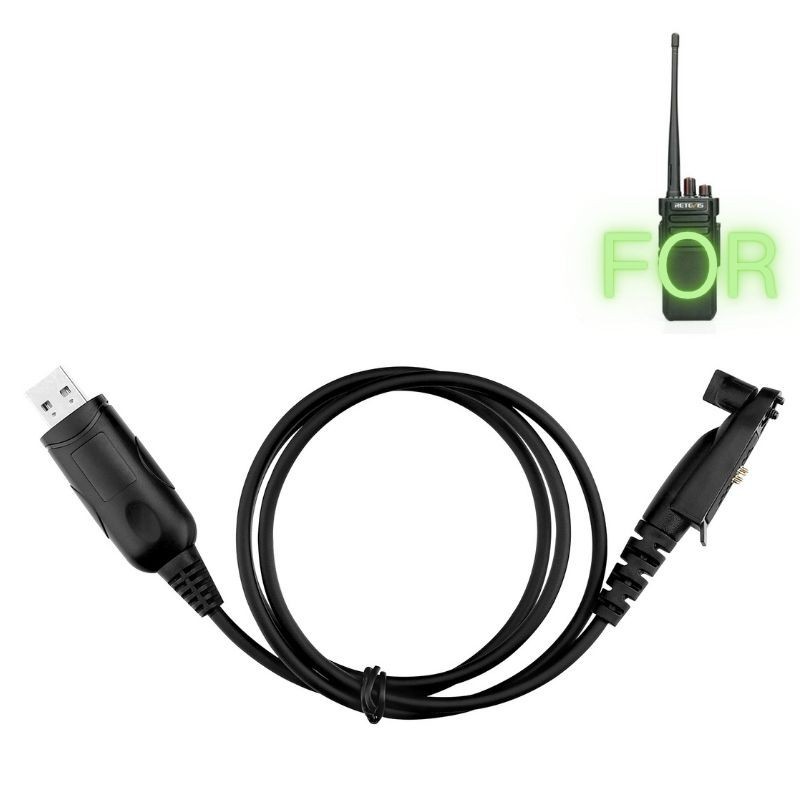 USB Programming Cable for Retevis RT29 RT29D NR30 RT48 RB23 NR30S HD1 HD2 HA1G