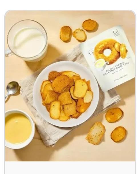 Delight Project Corn Soup Bagel Chip 55g玉米濃湯口味 貝果餅乾