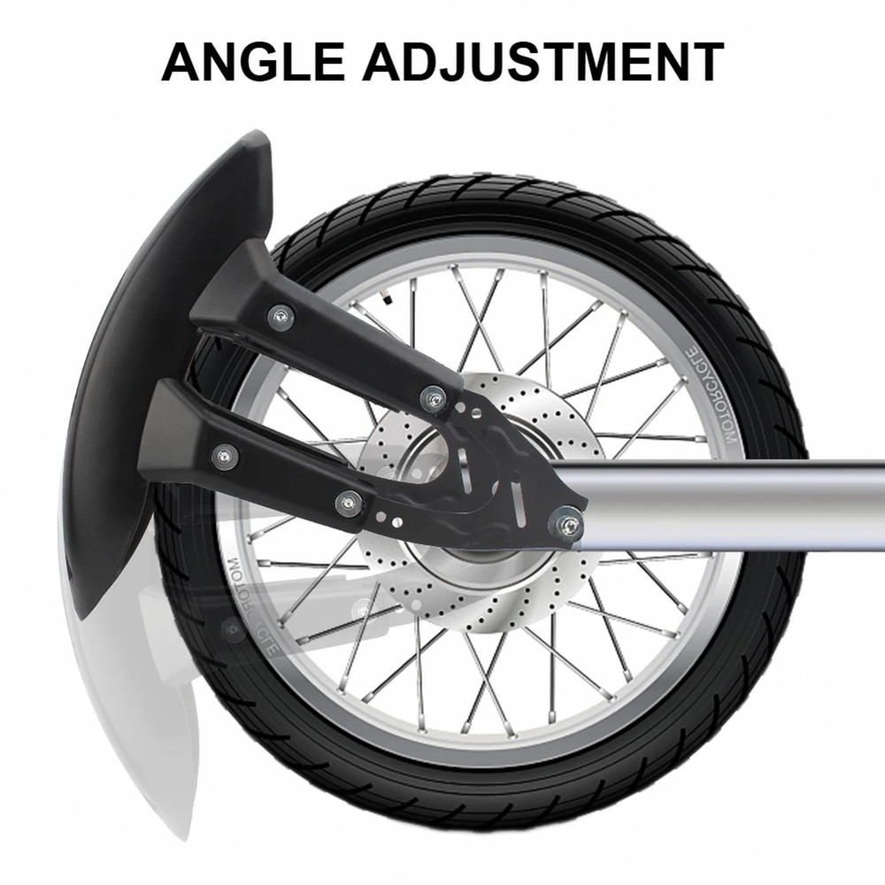 Universal Motorcycle Rear Mudguard with Adjustable Mounting