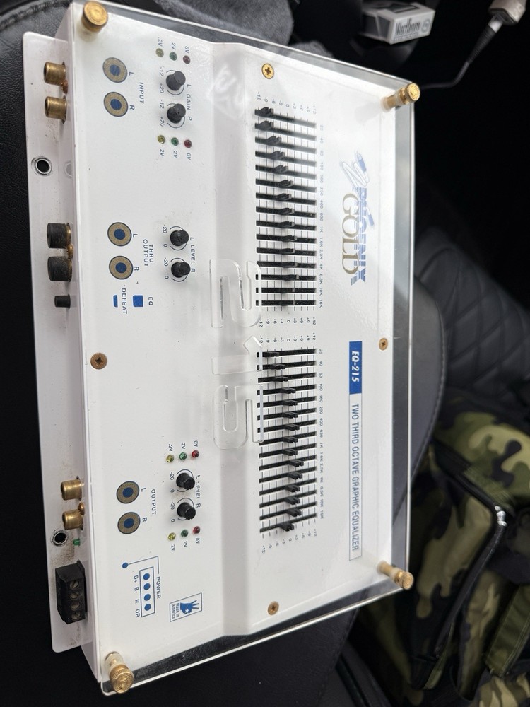 Phoenix Gold EQ-215 Two Third Octave Graphic Equalizer Car Audio Processor