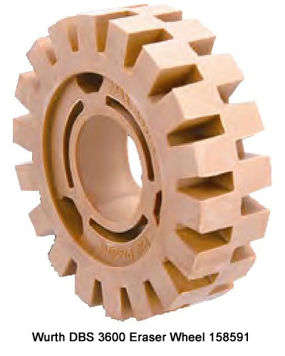 Wurth DBS 3600 Eraser Wheel - 158591