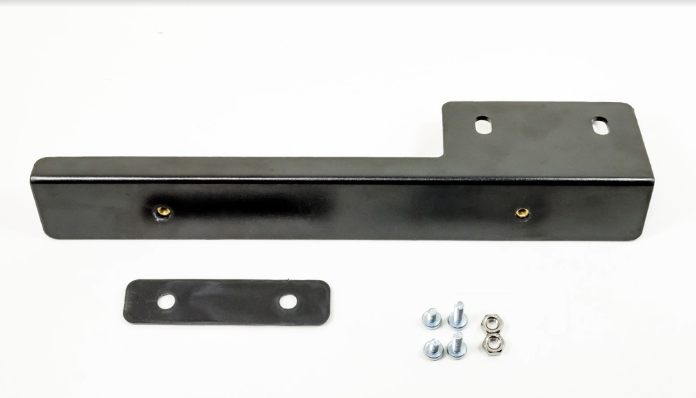 JDM Style Front Black Relocator Adapter License Plate Tag Holder Mount Bracket