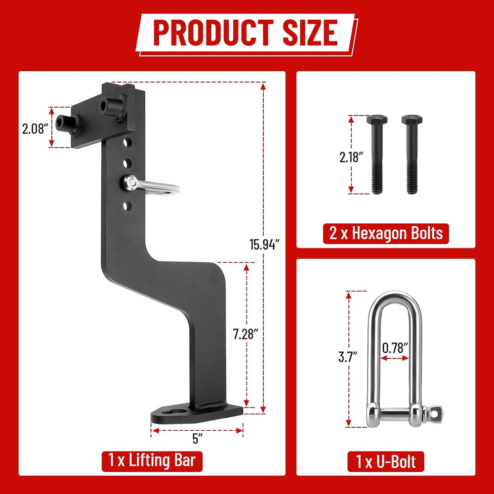 Engine Lifting Bar, Universal Engine Transverse Stand Support Fixture Bar Set Co
