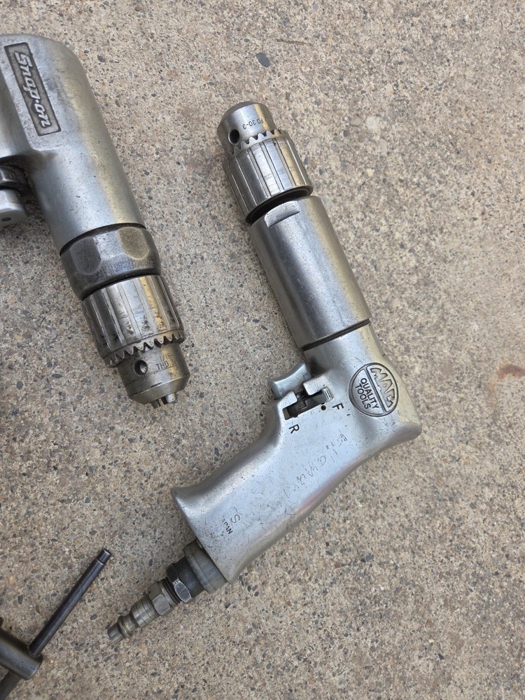 SNAP-ON PDR3 MAC TOOLS 3/8" PNEUMATIC AIR DRILLS, USED