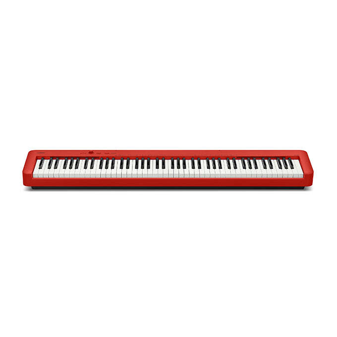 Casio CDP-S160 Compact Digital Piano - Red KEY ESSENTIALS BUNDLE