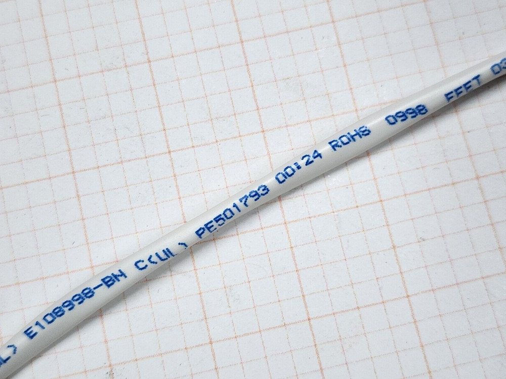 Belden Wire 2285P 18/2C Solid Plenum Light Dimmer Control Cable CMP White /50ft