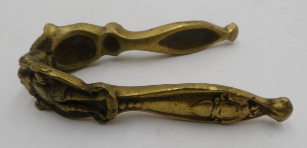 Jester Clown Vintage Brass Figural Nutcracker