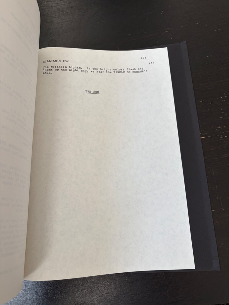 AMERICAN GEISHA MOVIE SCRIPT ORIGINAL REV. SHOOTING SCRIPT DATED JULY 9, 1985