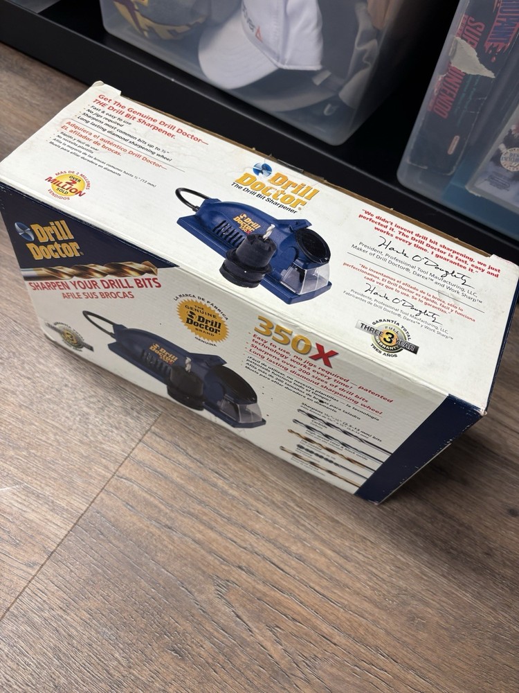 Drill Doctor 350X Electric Drill Bit Sharpener w/ Box UNTESTED