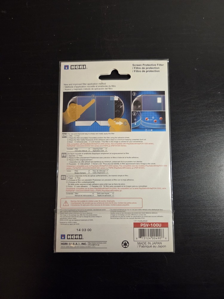 HORI PS Vita 2000 Series Screen Protective Filter