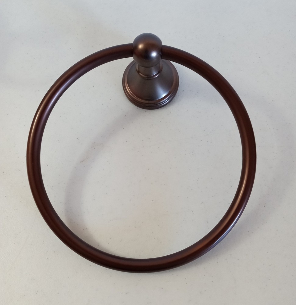 Metallic Dark Brown Bathroom Hardware Accessory Lot (Includes All Hardware)