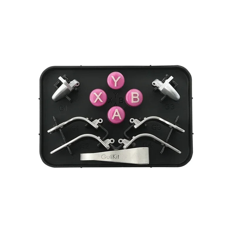 GuliKit KK3 Controller Accessory Pack with Paddles, ABXY Button,Keycap Puller