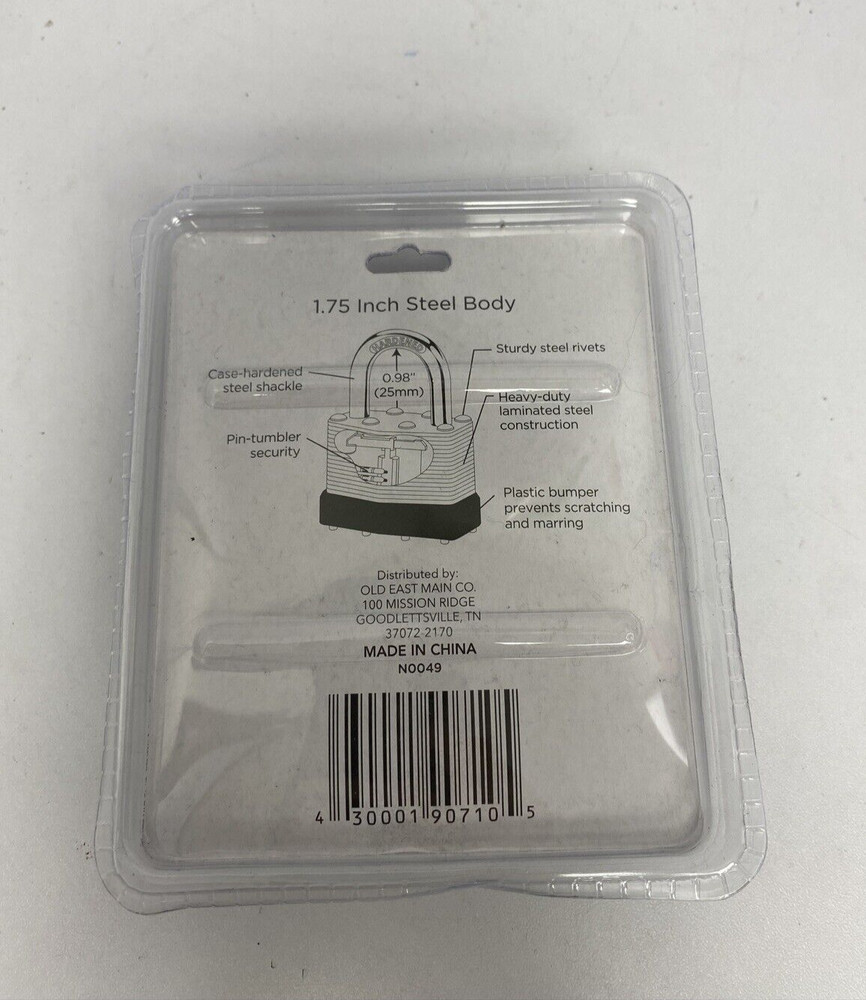 Pro Essentials Laminated Steel Padlock