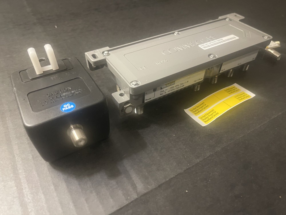 CommScope House Amplifier, Power Supply For Coaxial Cable. Xfinity, Cox Charter