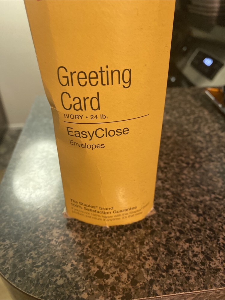 Greeting Card Easy Close Envelopes