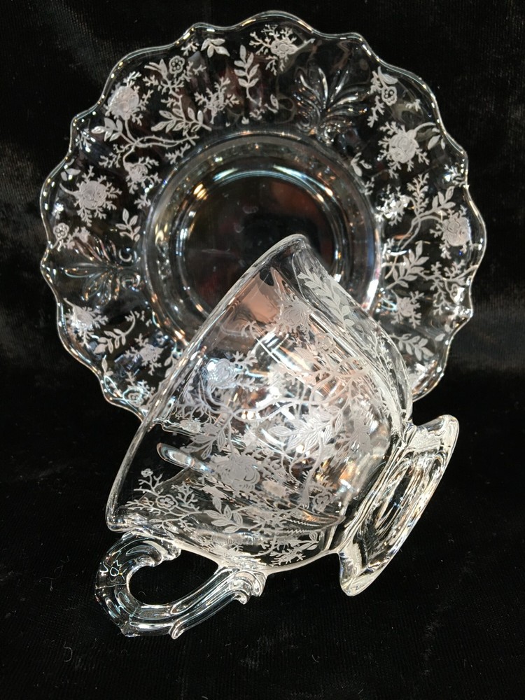 Fostoria CHINTZ 24 Pieces Service for 4