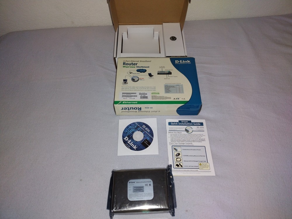 ROUTER d-link 4-port ethernet broadband