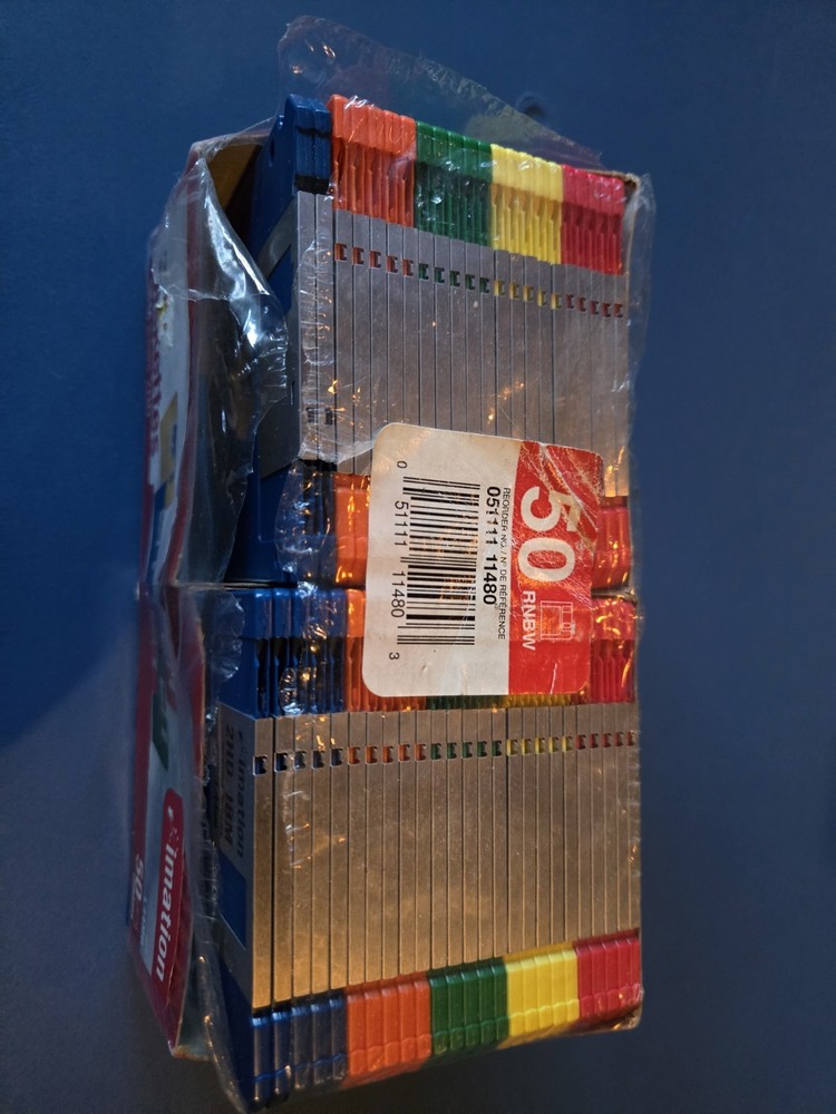 47 Imation 2HD IBM Formatted 3.5" Diskettes, Open Package 1.44 MB - New, Unused